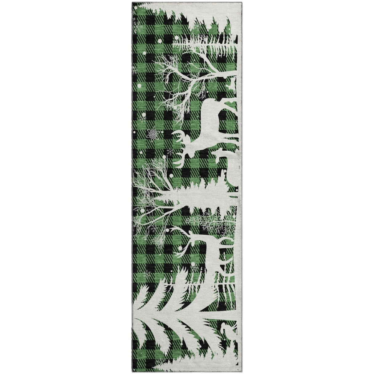 Dalyn Merry & Bright MY26 Green Rug runner rug