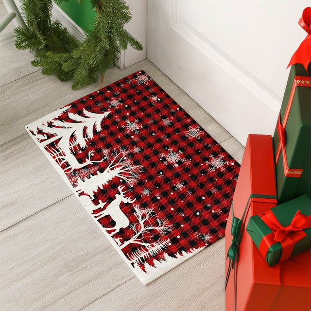 Dalyn Merry & Bright MY26 Red Rug shown in a room
