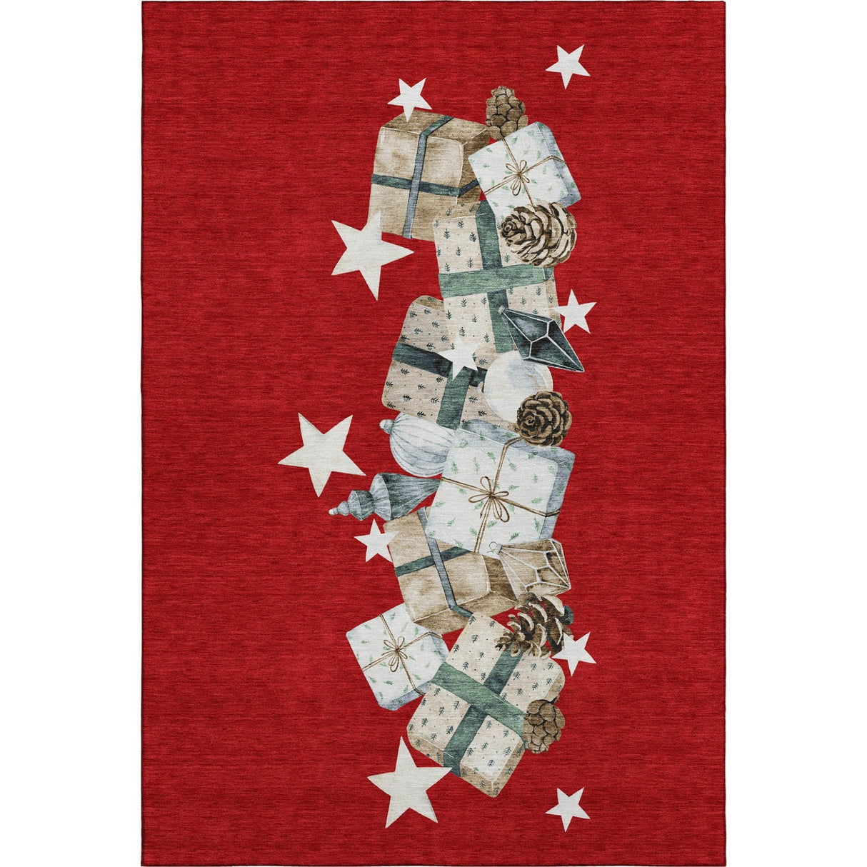 Dalyn Merry & Bright MY27 Red Rug main image