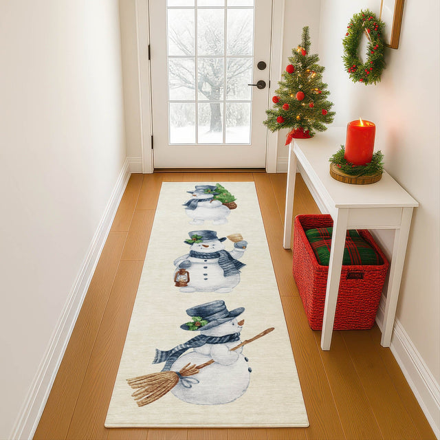 Dalyn Merry & Bright MY28 Ivory Rug shown in a room