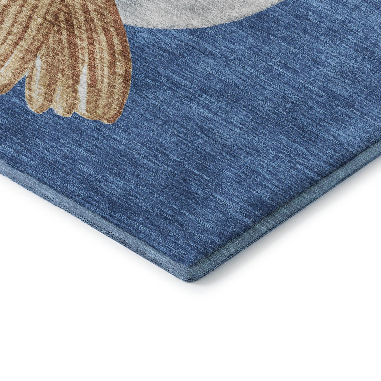 Dalyn Merry & Bright MY28 Navy Rug corner detail