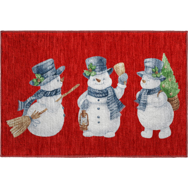 Dalyn Merry & Bright MY28 Red Rug rectangular rug