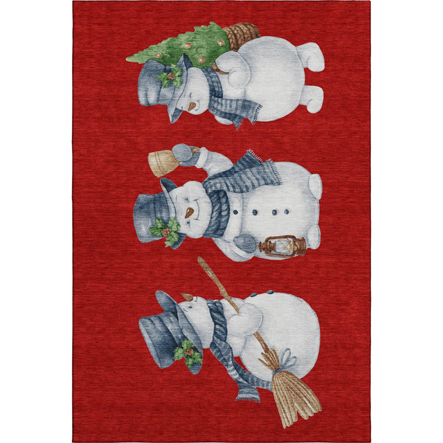 Dalyn Merry & Bright MY28 Red Rug main image
