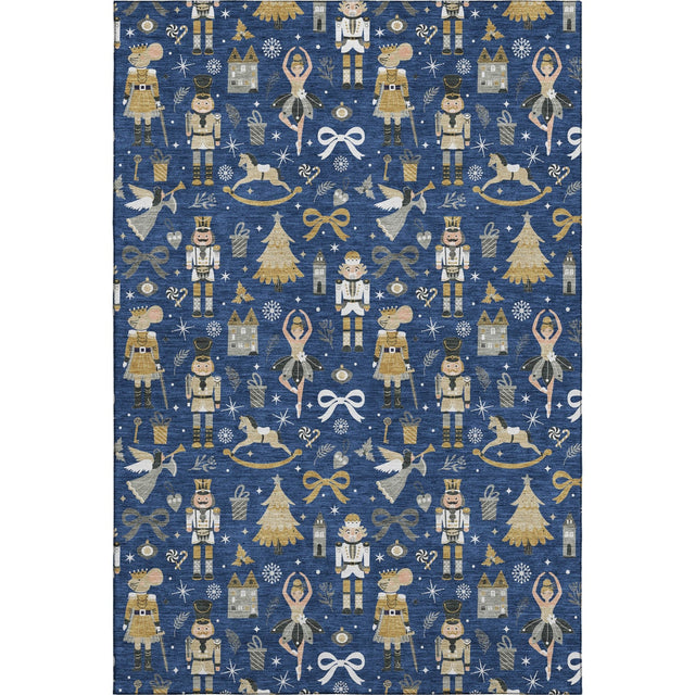 Dalyn Merry & Bright MY29 Navy Rug main image