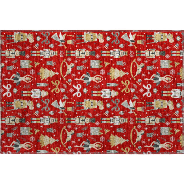 Dalyn Merry & Bright MY29 Red Rug rectangular rug