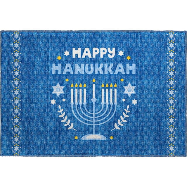 Dalyn Merry & Bright MY30 Blue Rug rectangular rug