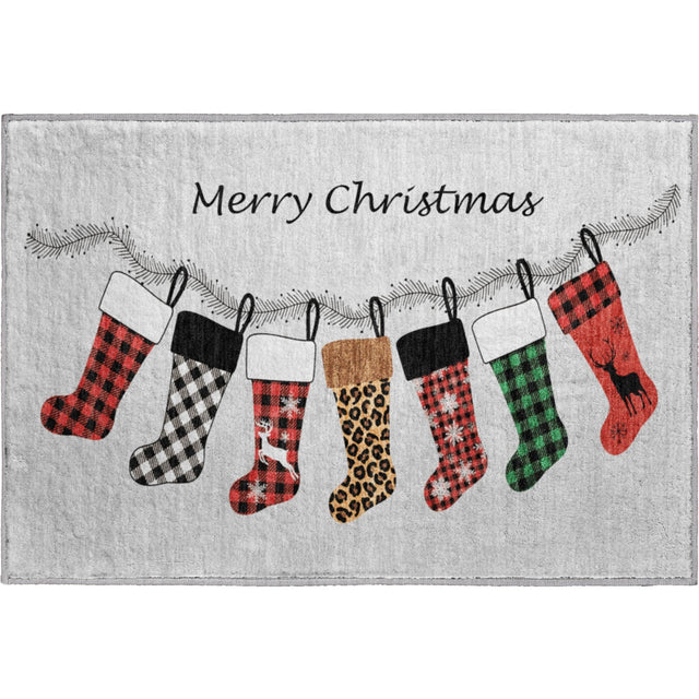 Dalyn Merry & Bright MY5 Silver Rug rectangular rug