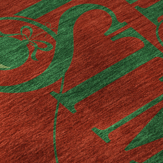 Dalyn Merry & Bright MY6 Red Rug color swatch