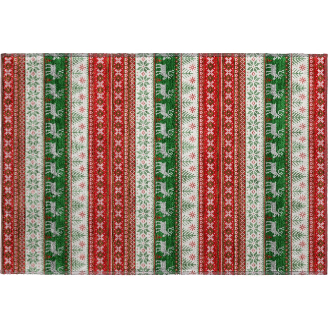 Dalyn Merry & Bright MY9 Red Rug rectangular rug