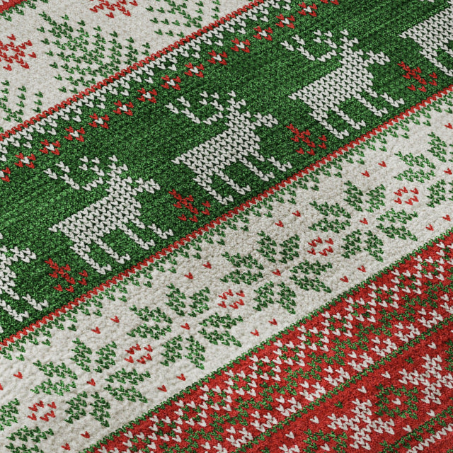 Dalyn Merry & Bright MY9 Red Rug color swatch