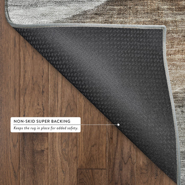 Dalyn Neo NO1 Khaki Rug backing detail