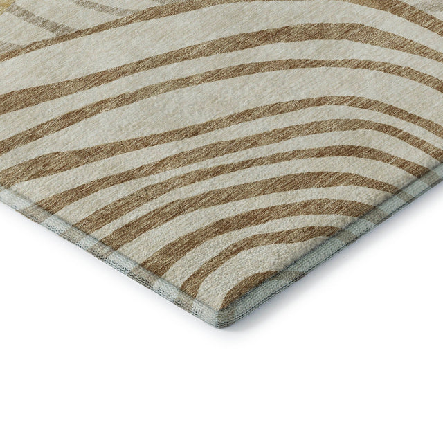 Dalyn Neo NO10 Gold Rug corner detail