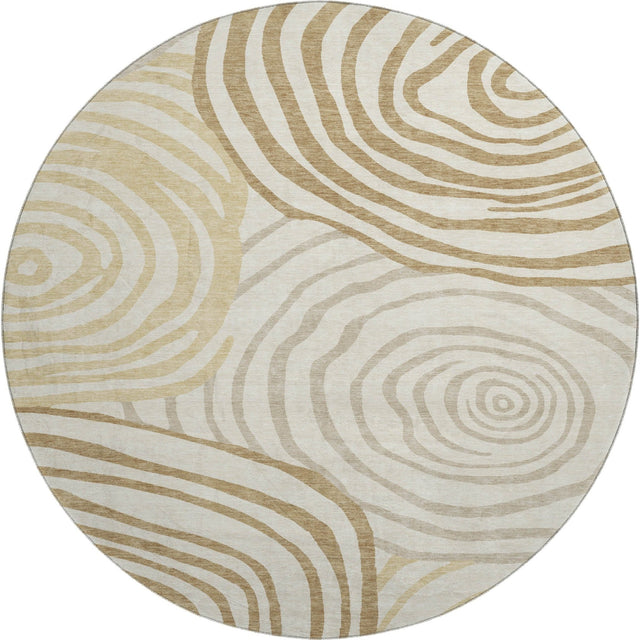 Dalyn Neo NO10 Gold Rug round rug