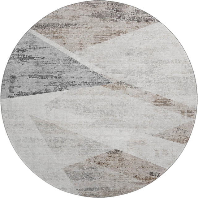 Dalyn Neo NO11 Silver Rug round rug