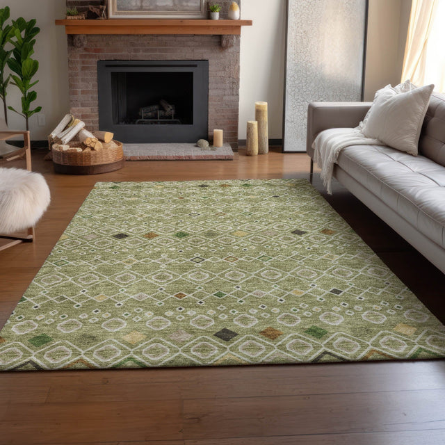 Dalyn Neo NO12 Sage Rug shown in a room