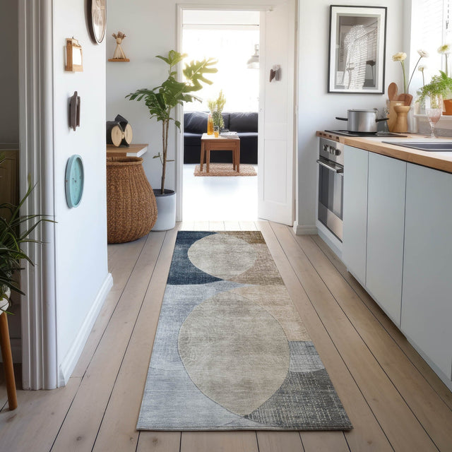 Dalyn Neo NO13 Sky Rug shown in a room