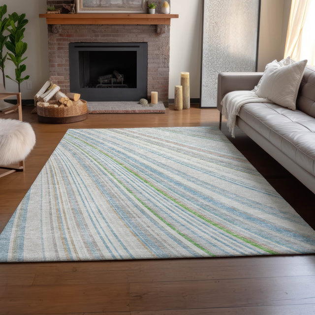 Dalyn Neo NO14 Ivory Rug shown in a room