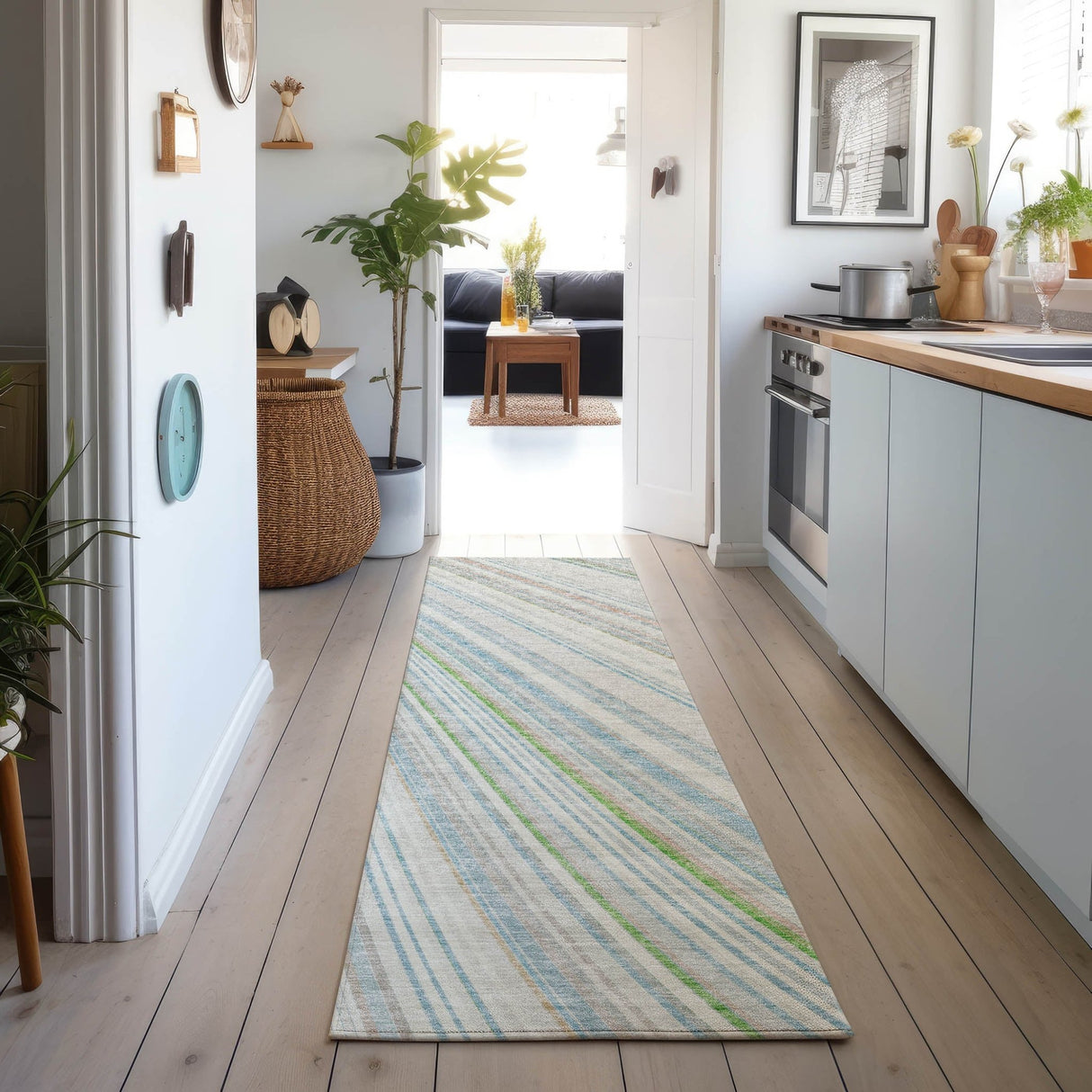 Dalyn Neo NO14 Ivory Rug shown in a room