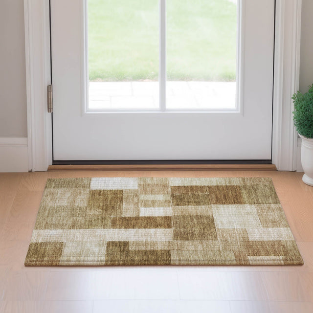 Dalyn Neo NO15 Terracotta Rug shown in a room