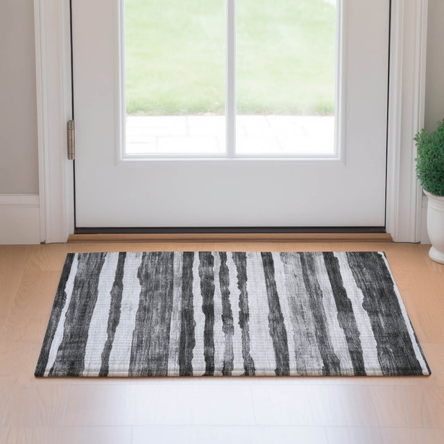 Dalyn Neo NO16 Charcoal Rug shown in a room
