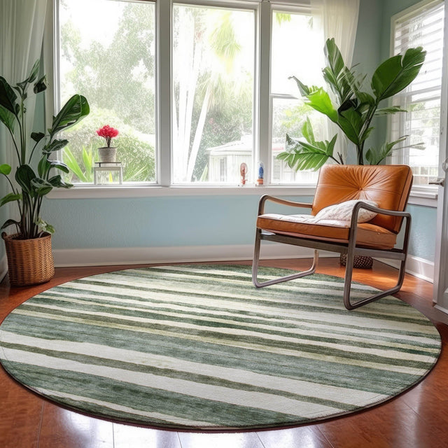 Dalyn Neo NO16 Sage Rug shown in a room