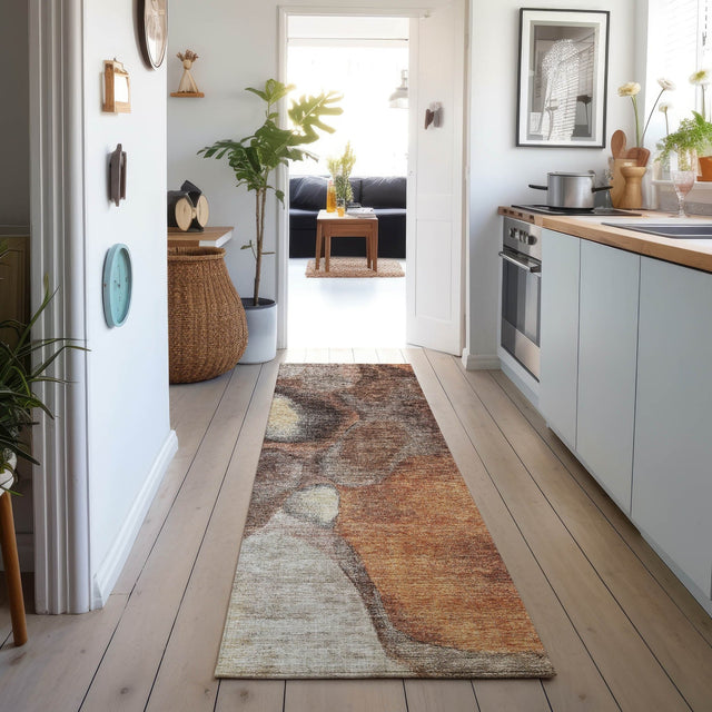 Dalyn Neo NO2 Coffee Rug shown in a room