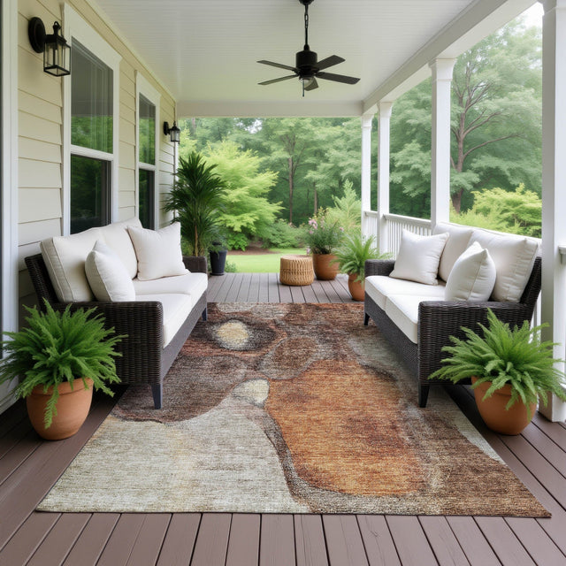 Dalyn Neo NO2 Coffee Rug outdoor lifestyle image