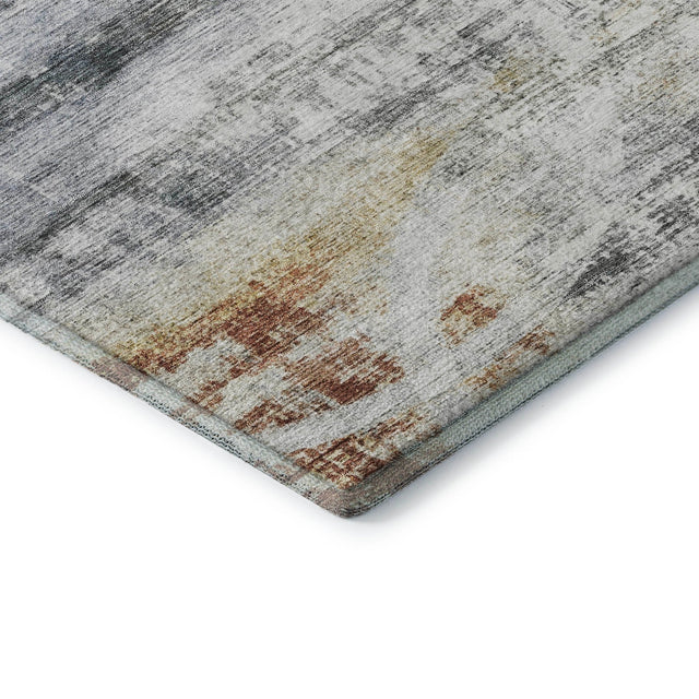 Dalyn Neo NO3 Silver Rug corner detail