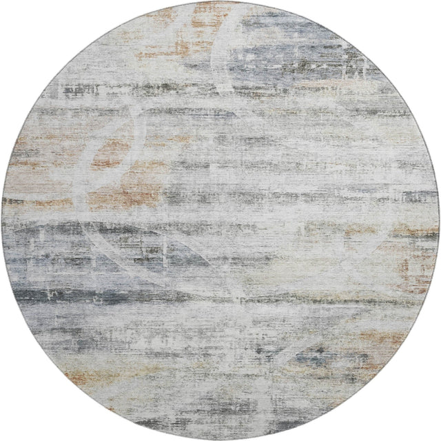 Dalyn Neo NO3 Silver Rug round rug