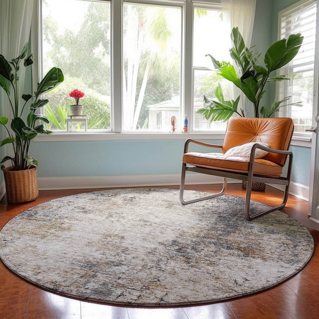 Dalyn Neo NO4 Putty Rug shown in a room