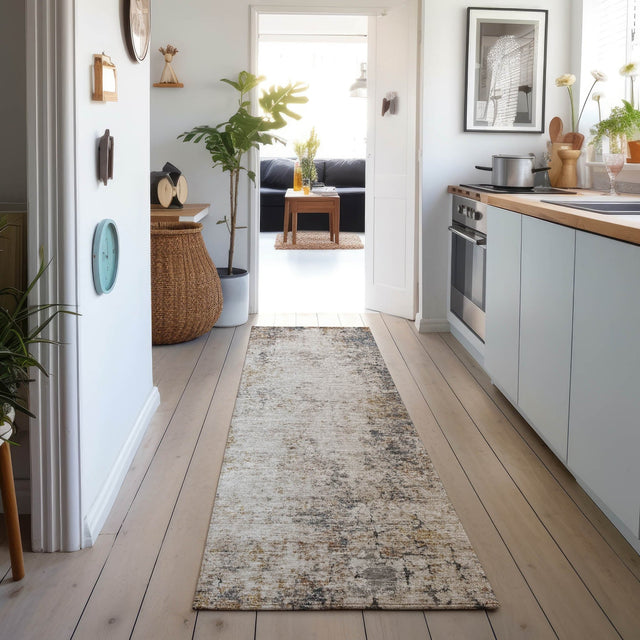 Dalyn Neo NO4 Putty Rug shown in a room