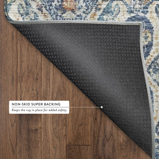 Dalyn Neo NO6 Denim Rug backing detail