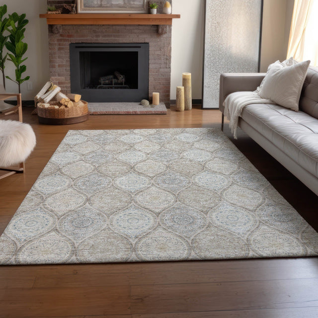 Dalyn Neo NO7 Linen Rug shown in a room