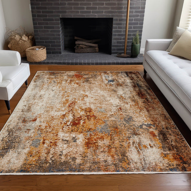 Dalyn Neola NA1 Machine Made Transitional Brown Rug