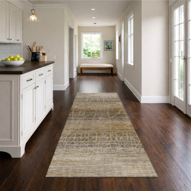 Dalyn Nexus NX1 Beige Rug shown in a room