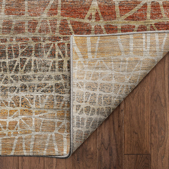Dalyn Nexus NX1 Copper Rug backing detail