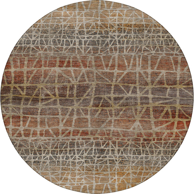 Dalyn Nexus NX1 Copper Rug round rug