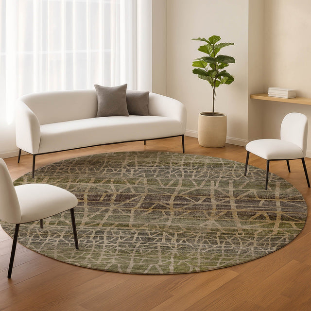 Dalyn Nexus NX1 Fern Rug shown in a room