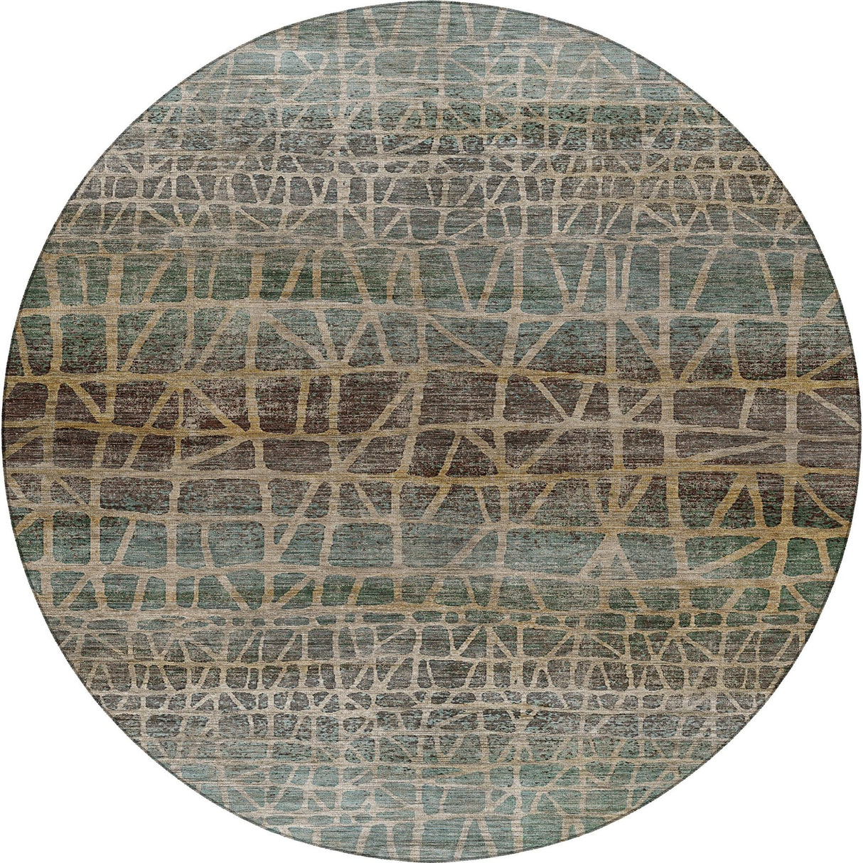 Dalyn Nexus NX1 Teal Rug round rug