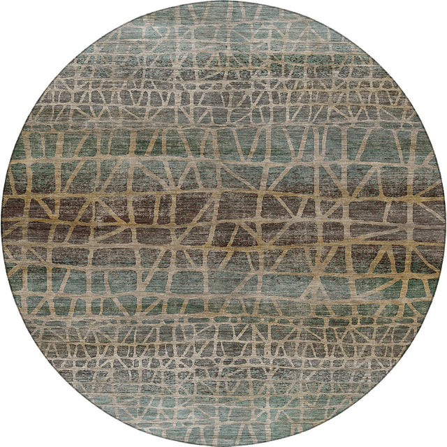 Dalyn Nexus NX1 Teal Rug round rug