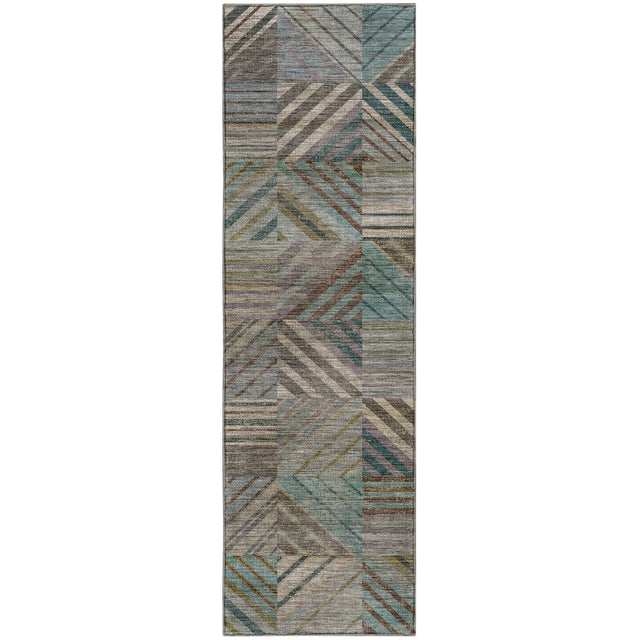 Dalyn Nexus NX2 Teal Rug runner rug