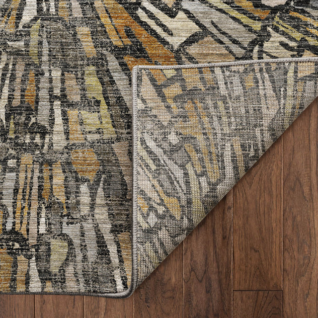 Dalyn Nexus NX3 Black Rug backing detail