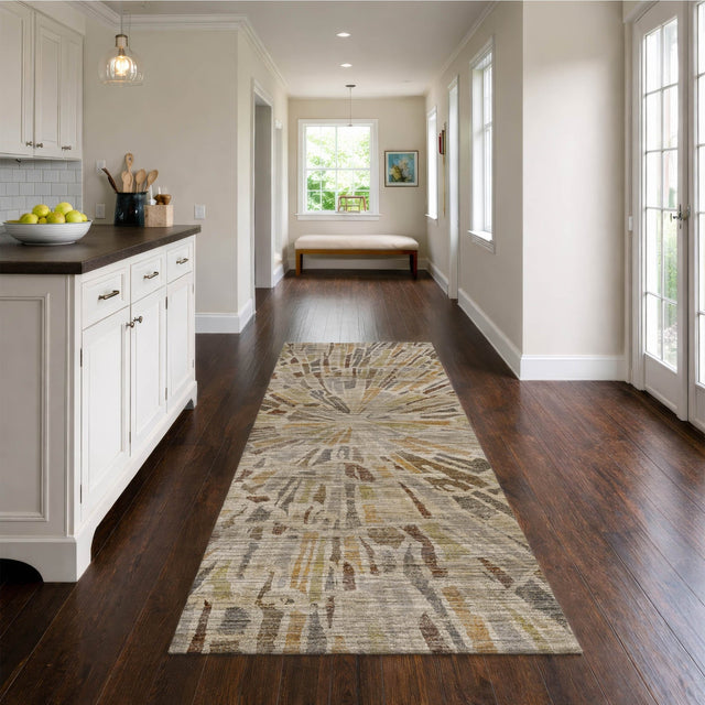 Dalyn Nexus NX3 Ivory Rug shown in a room