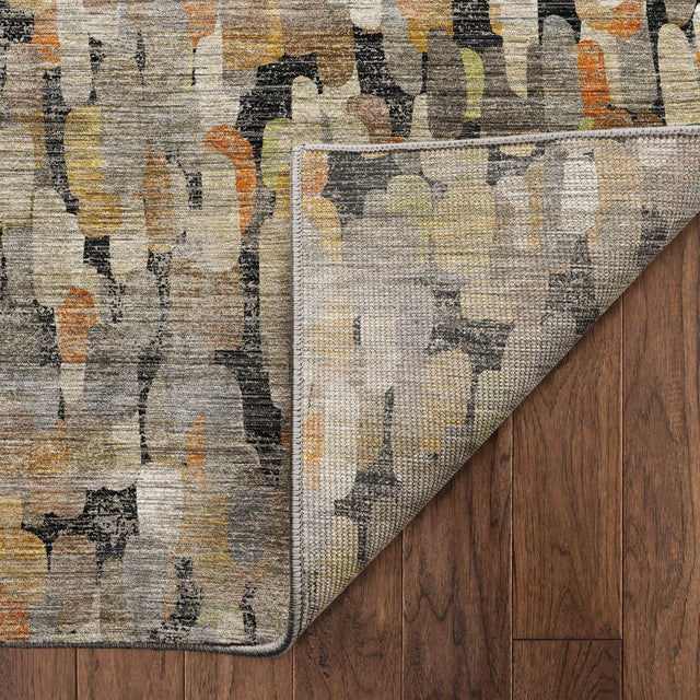 Dalyn Nexus NX4 Black Rug backing detail