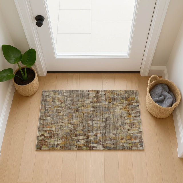 Dalyn Nexus NX4 Chocolate Rug shown in a room