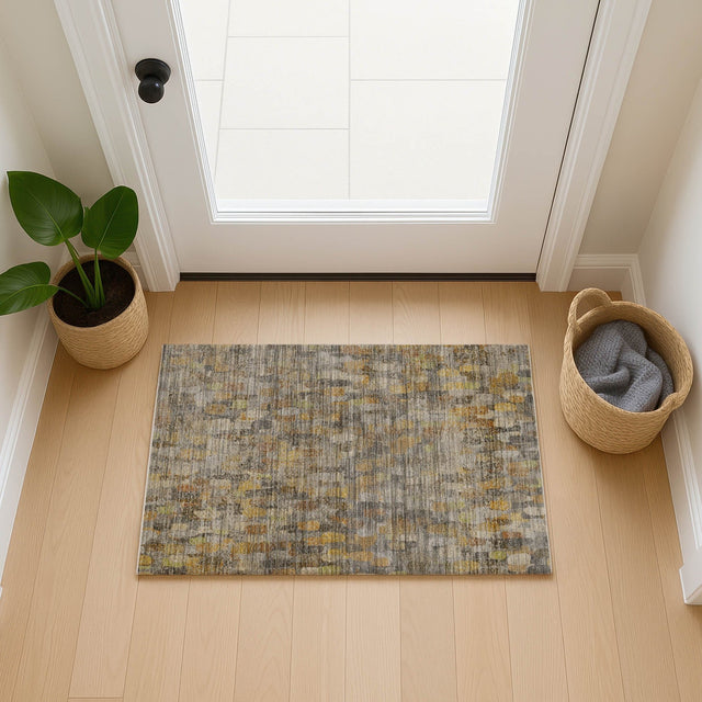 Dalyn Nexus NX4 Gray Rug shown in a room
