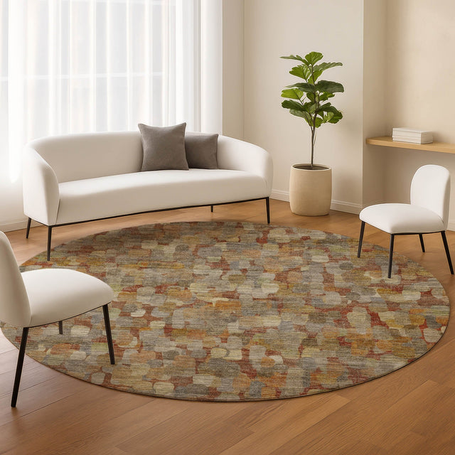 Dalyn Nexus NX4 Paprika Rug shown in a room