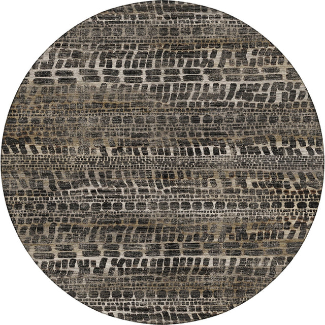 Dalyn Nexus NX5 Black Rug round rug