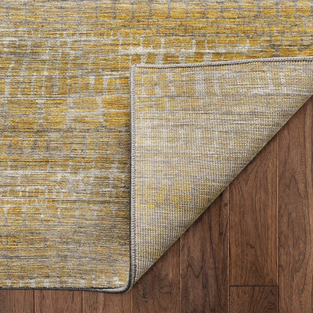 Dalyn Nexus NX5 Gold Rug backing detail