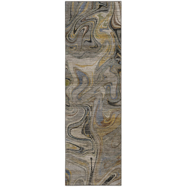 Dalyn Nexus NX6 Gray Rug runner rug